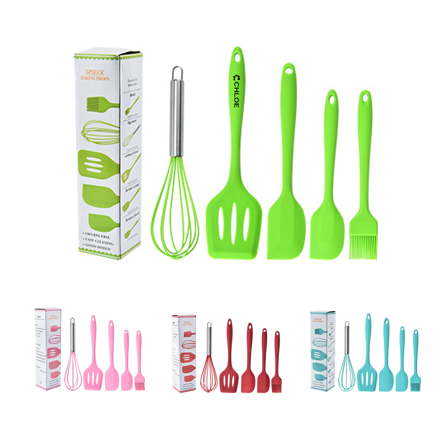 Off-The-Shelf Silicone Kitchenware 5 Sets