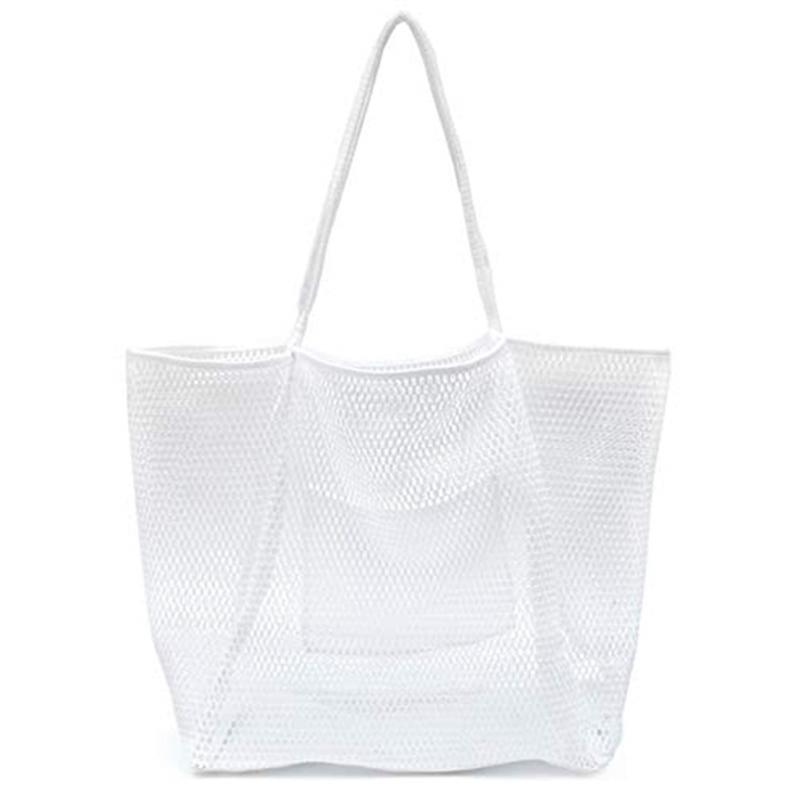 Mesh Beach Tote Womens Shoulder Handbag 5