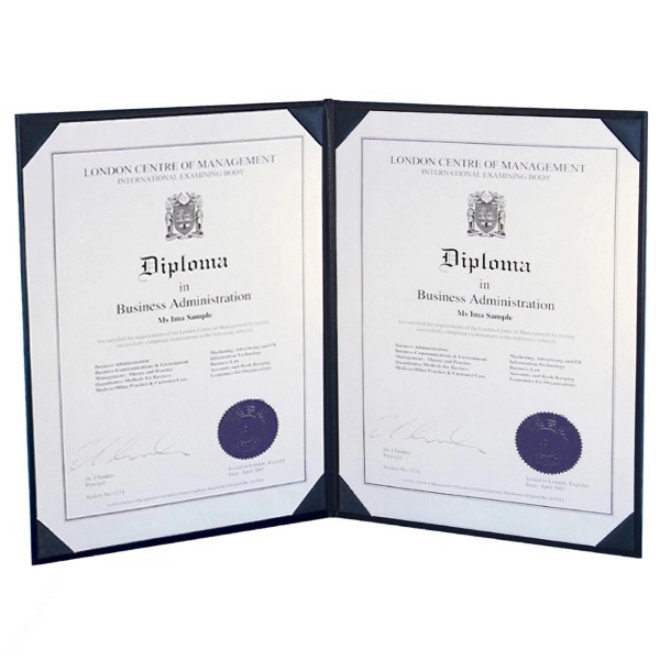 8-1/2 x 11" Deluxe Saver Certificate Covers 8 Ribbon Corners 2
