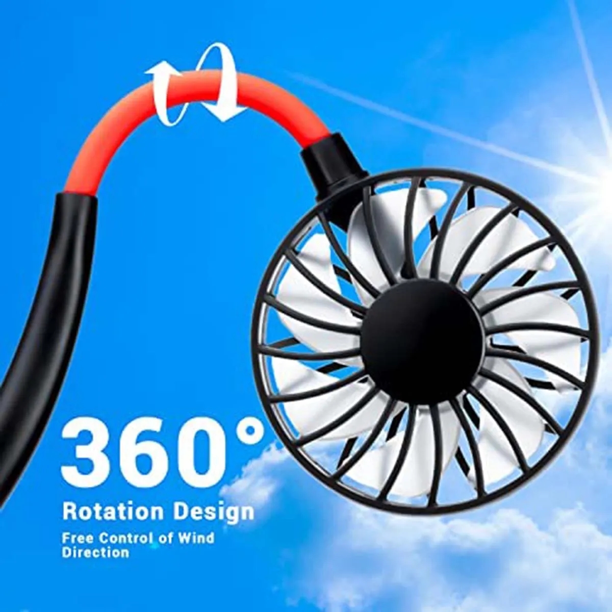Hands Free Portable Neck Fan 3