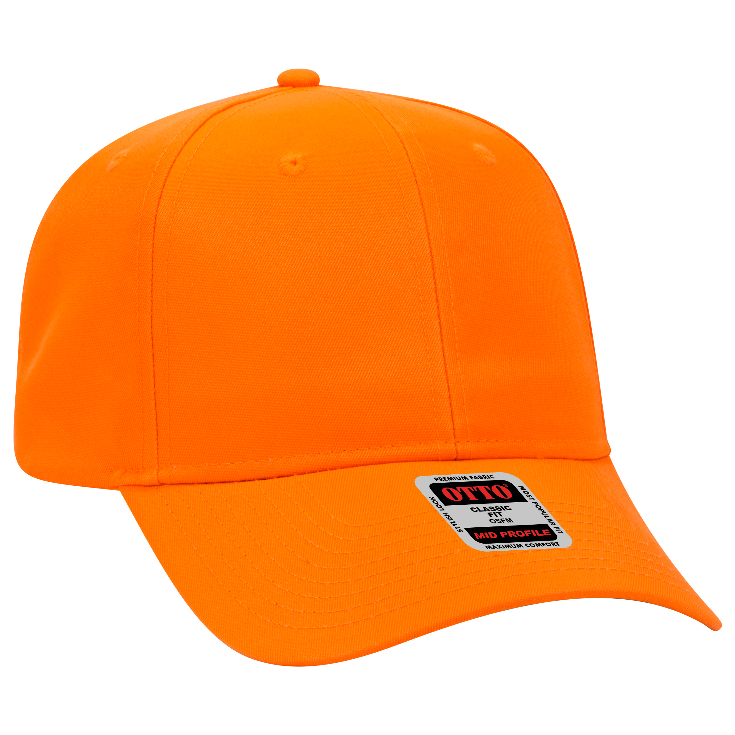 OTTO CAP® 6 Panel Mid Profile Baseball Cap 31