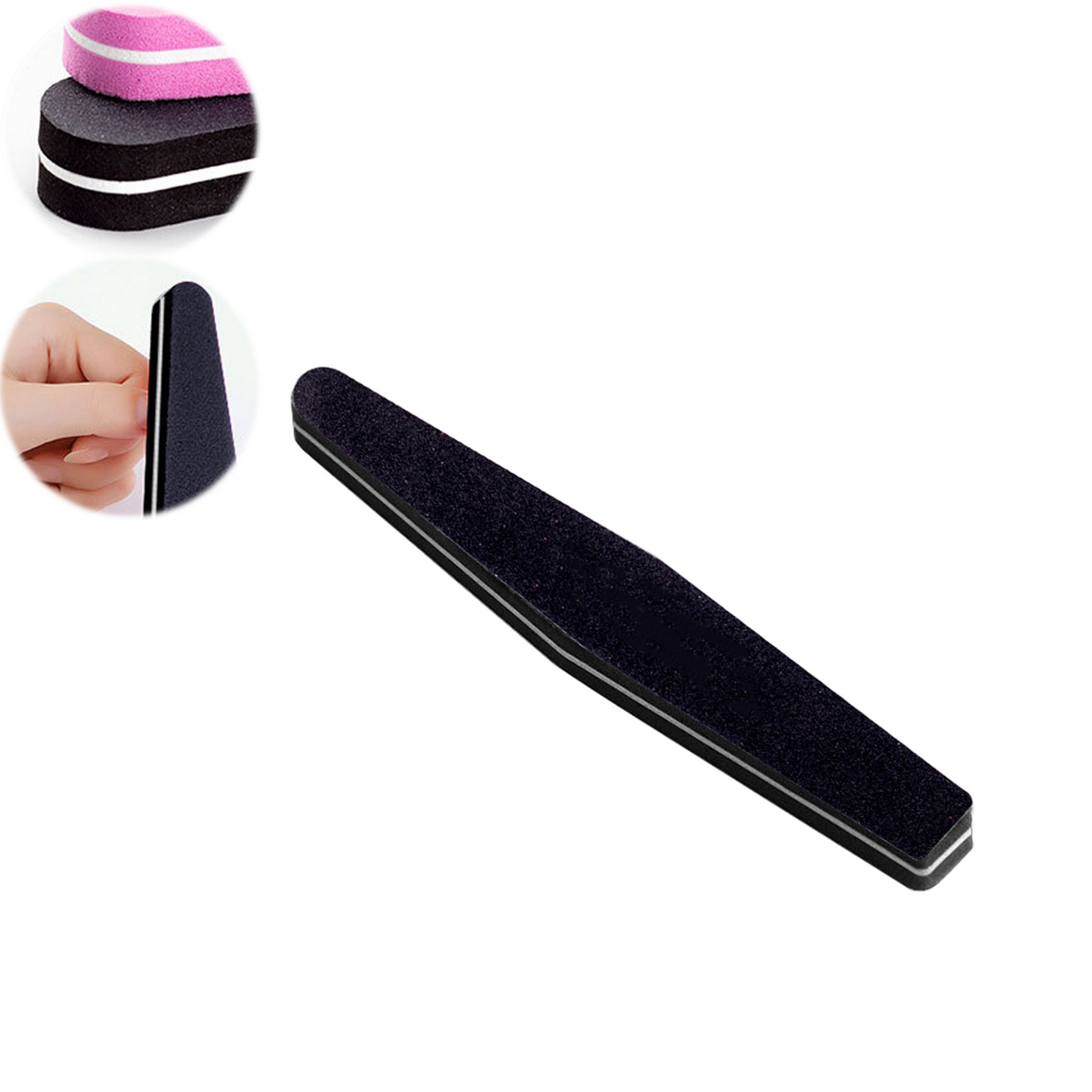 Sponge Nails Buffer Block Washable Nail File 4