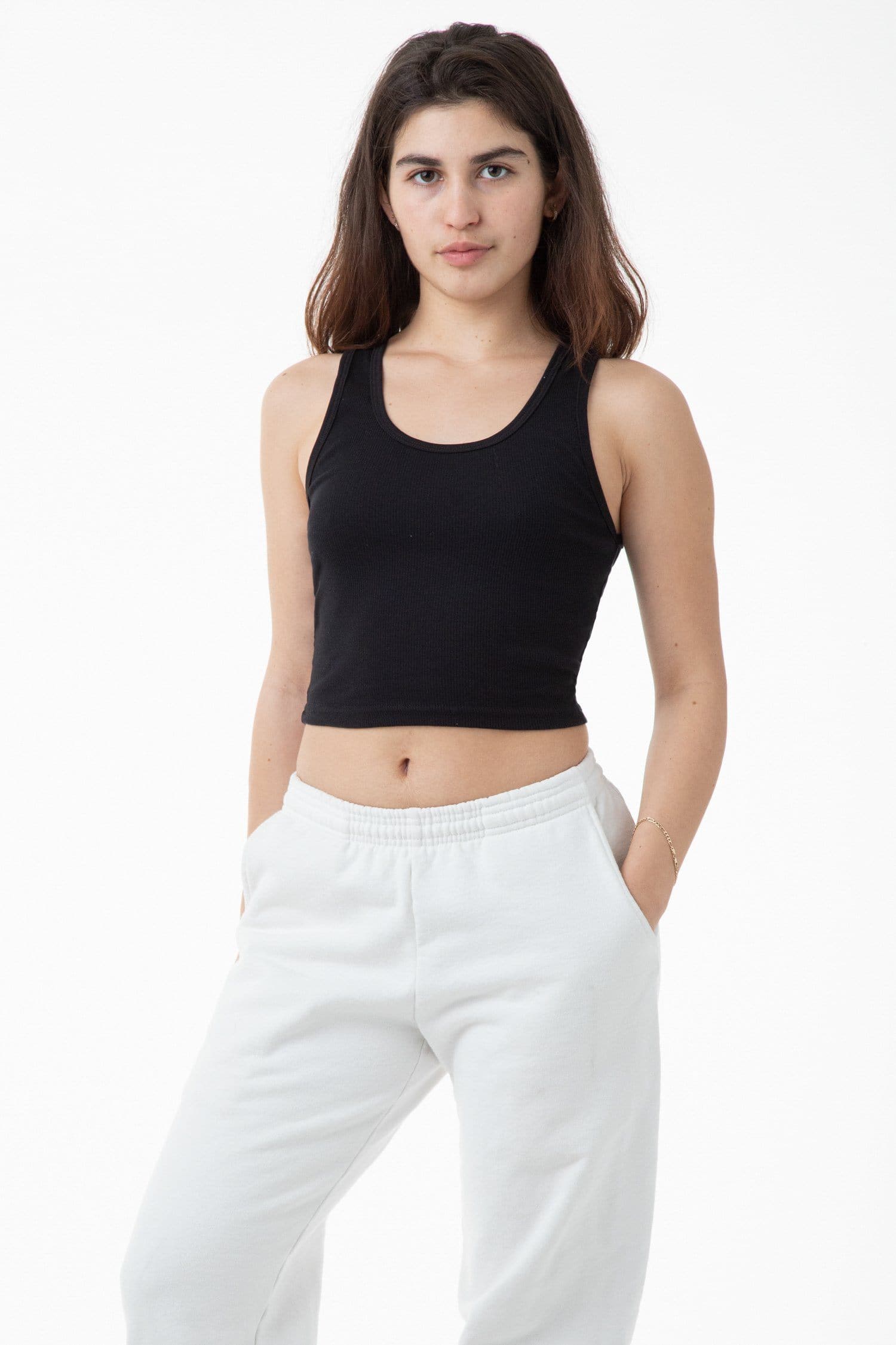 2X1 RIB CROP TANK 4