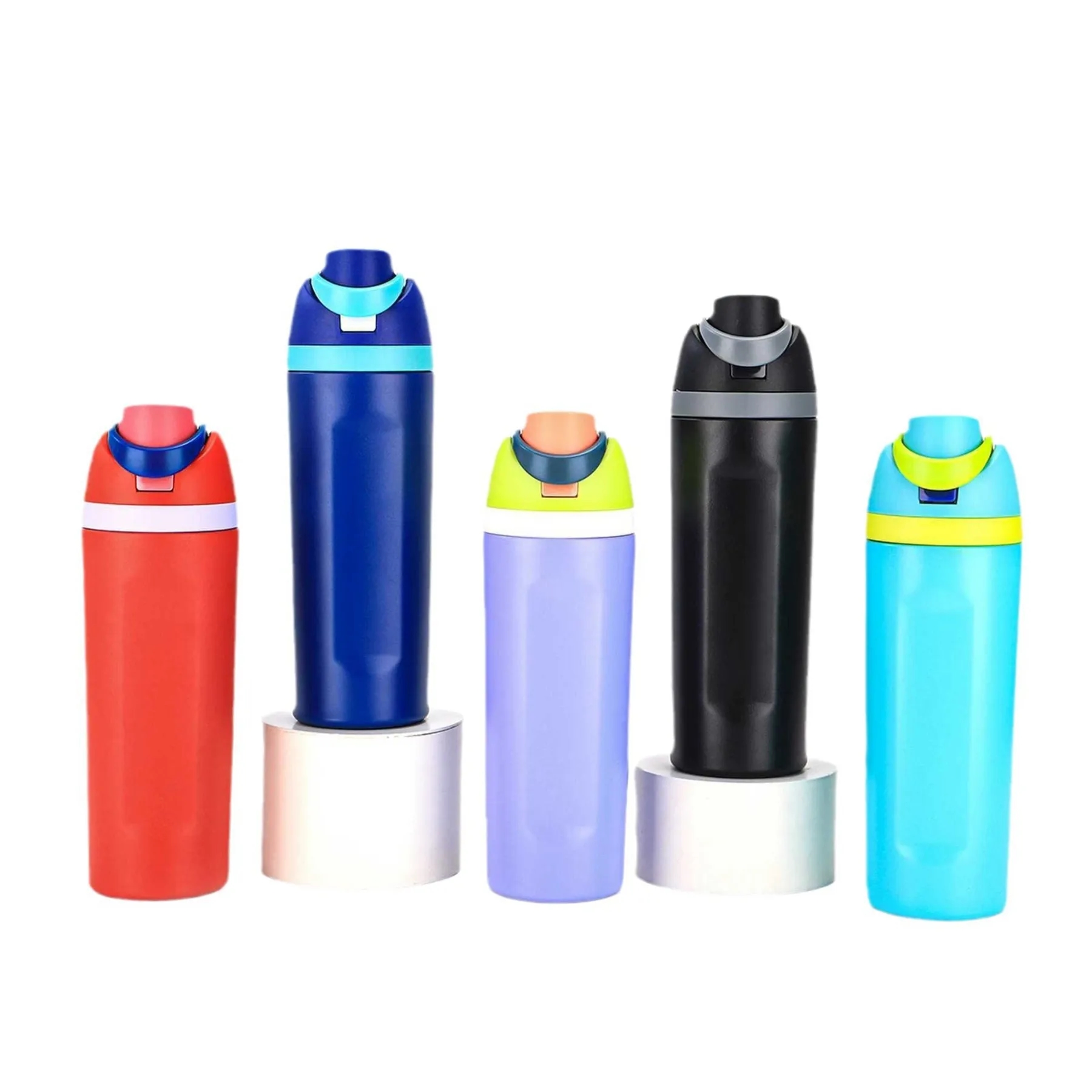 32 Oz. Leak Proof Spout Lid Water Bottle with Straw, custom water bottle with logo imprint 4