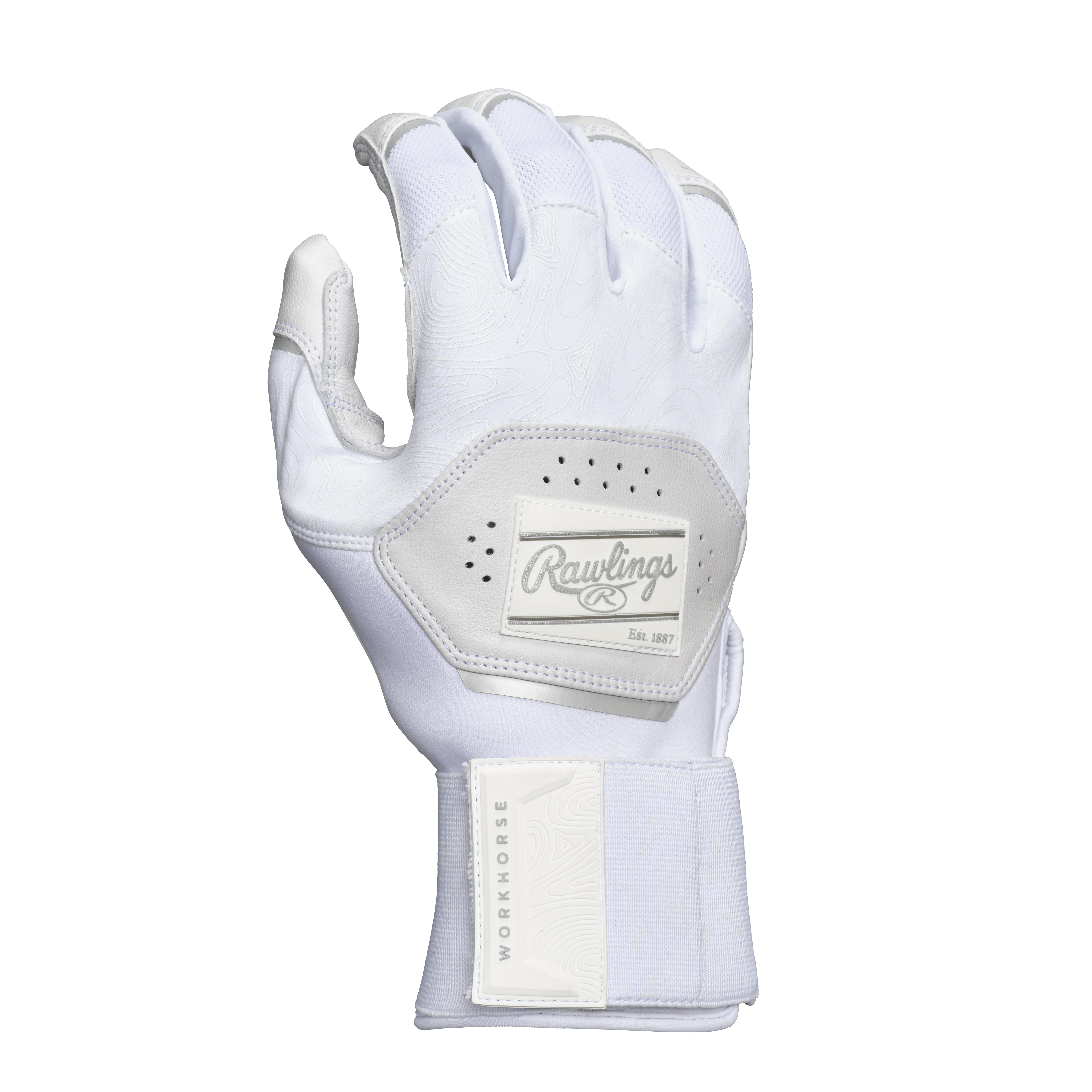 Rawlings Workhorse Compression Strap Batting Gloves 3