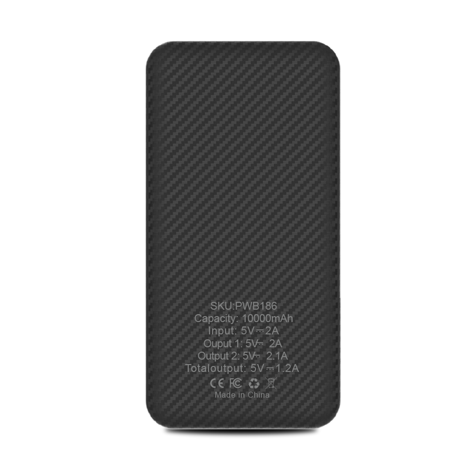 The Hegewisch Carbon Fiber 10000mAh Power Bank 12