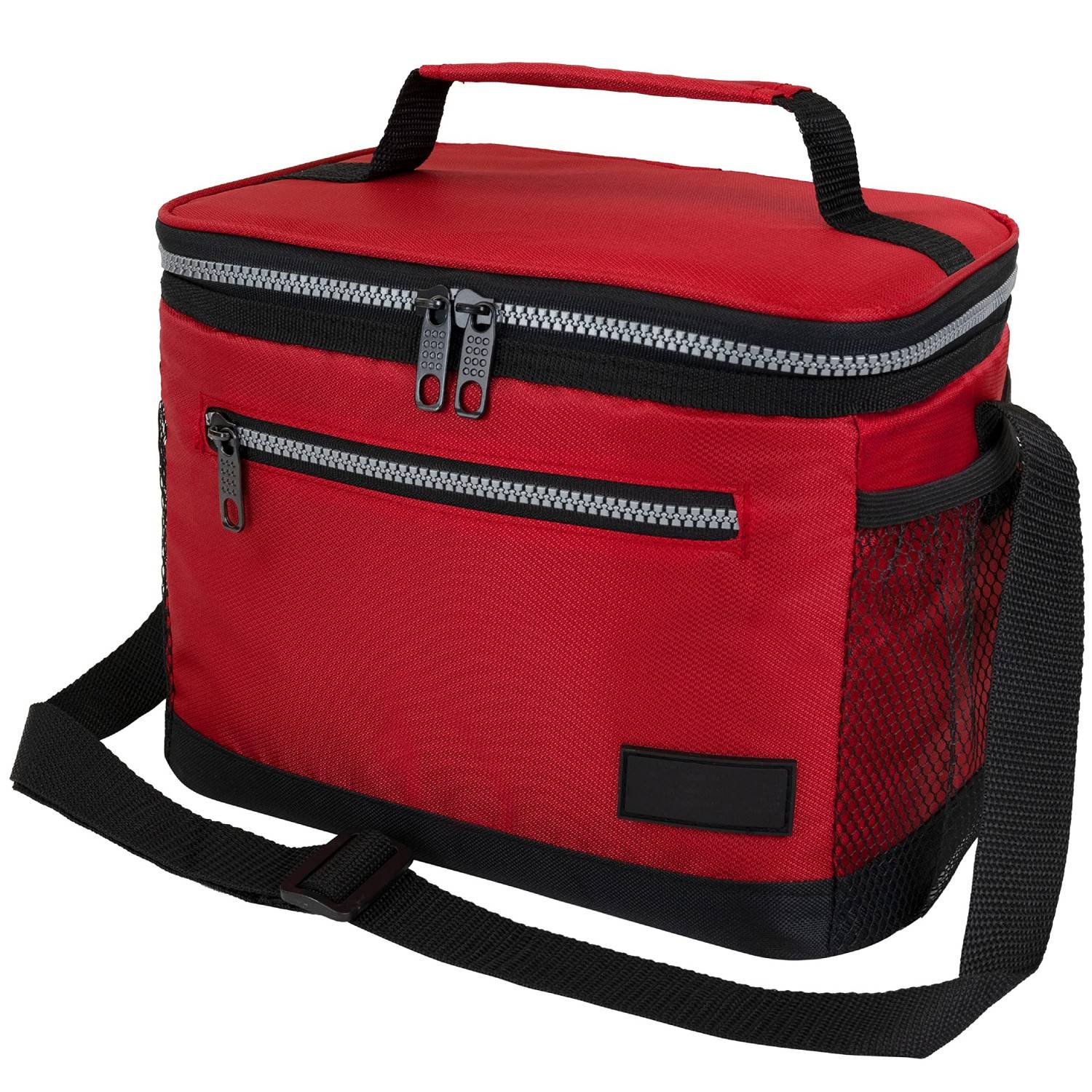 8L Leakproof Oxford Insulated Lunch Cooler Bag w/ Pocket 2