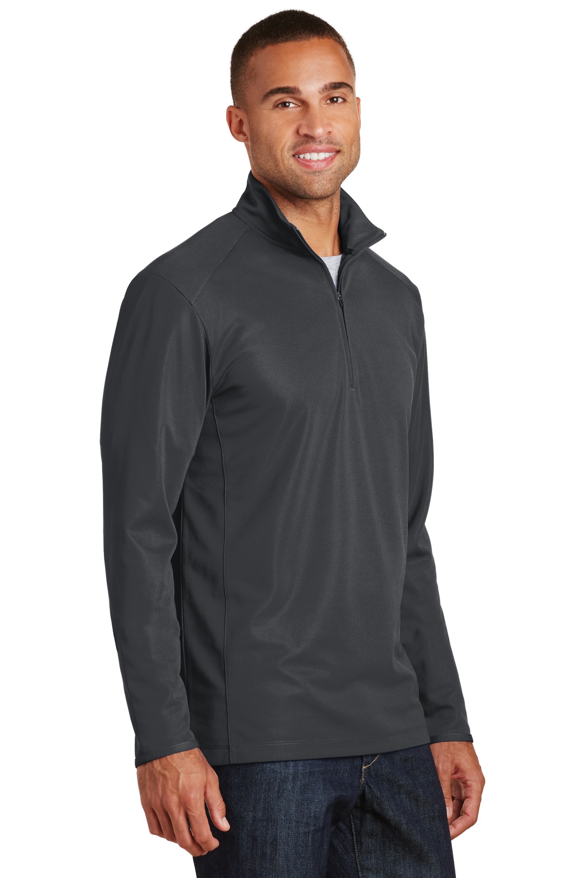 Pinpoint Mesh 1/2-Zip