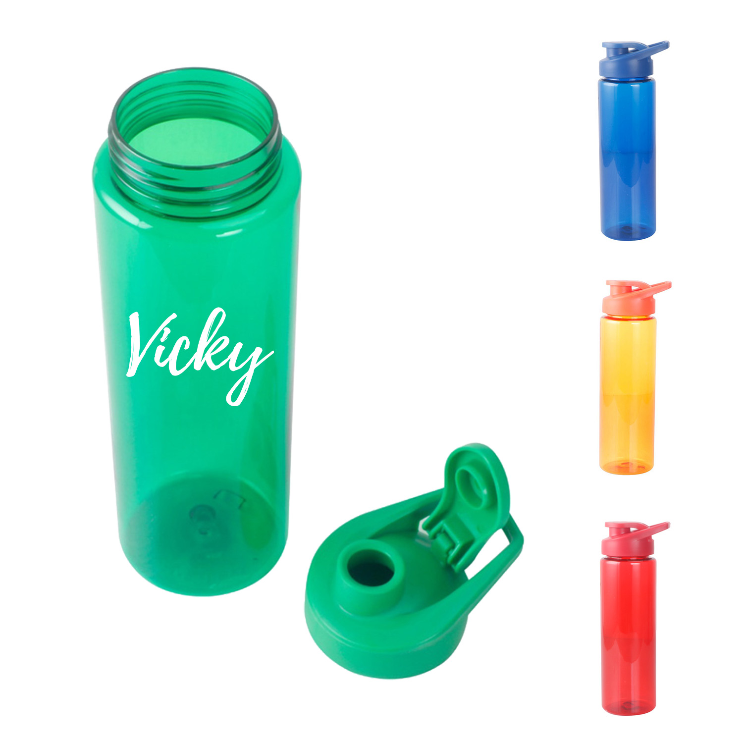 Plastic 24 oz Wide Mouth Bottle 6