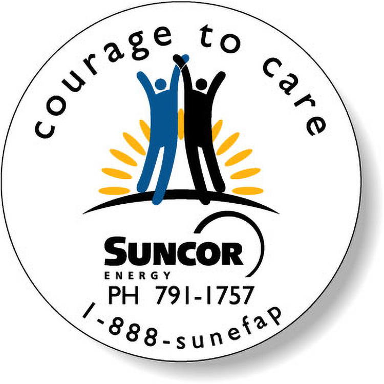 Stock Shape White Matte Polypropylene Roll Labels - Round (3.5" dia.) Flexo-printed