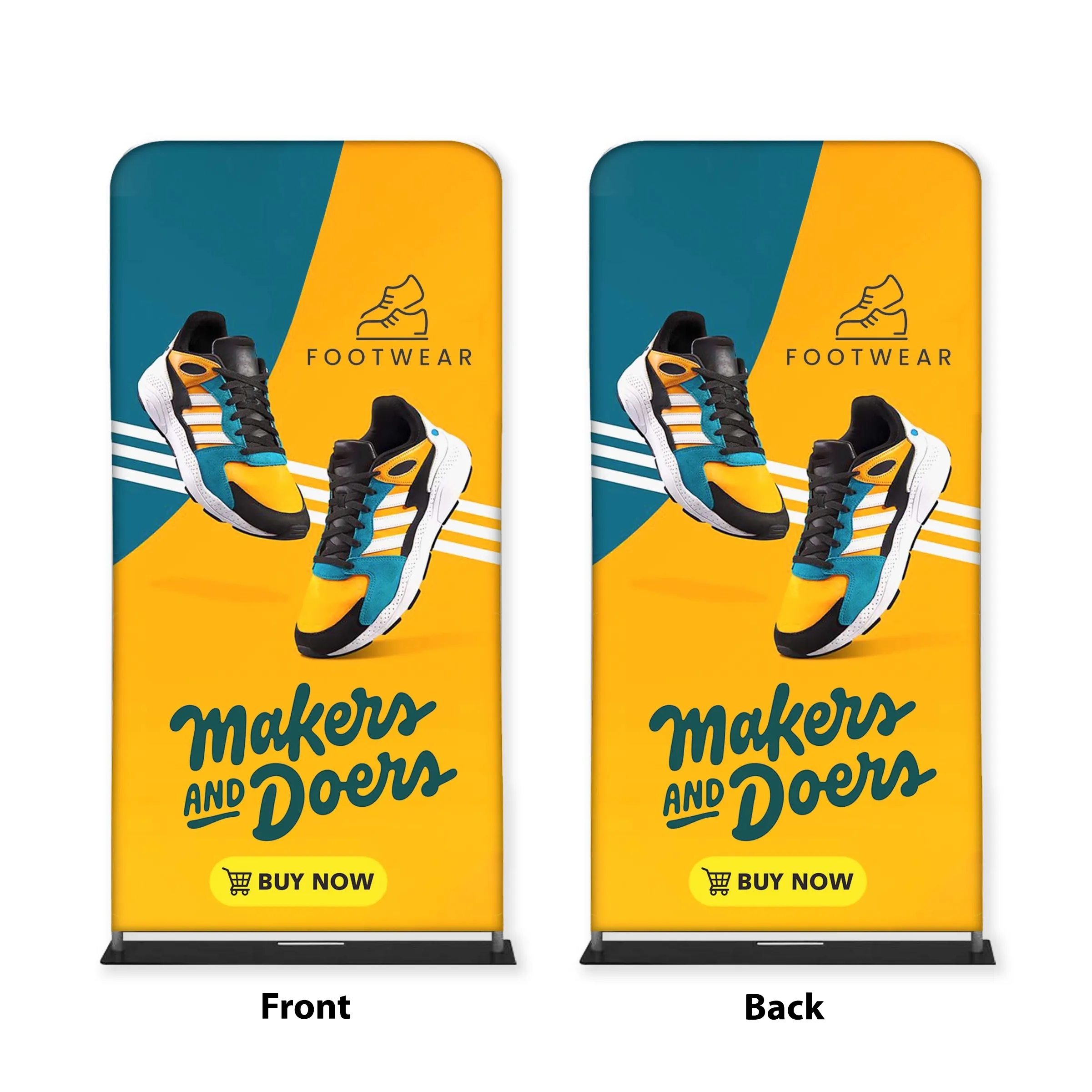Tube Banner, Double Sided Digitally Printed - 10'x5' 6
