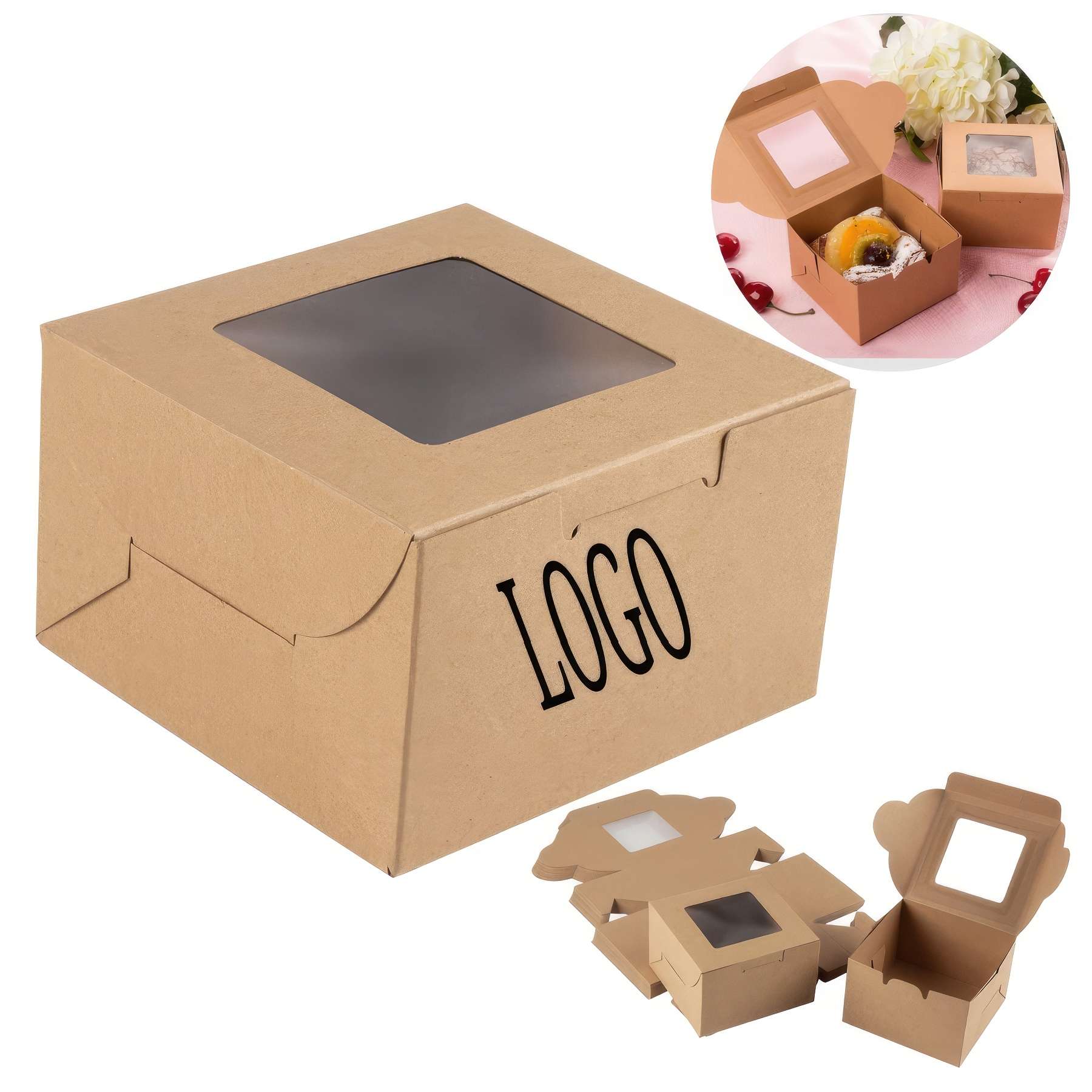 West Point Cake Packaging White Card Box 1