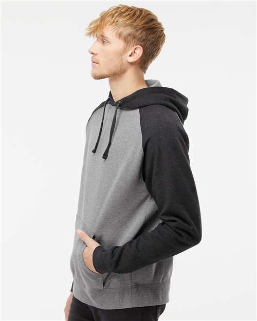 Unisex Raglan Hooded Sweatshirt - IND40RP 65