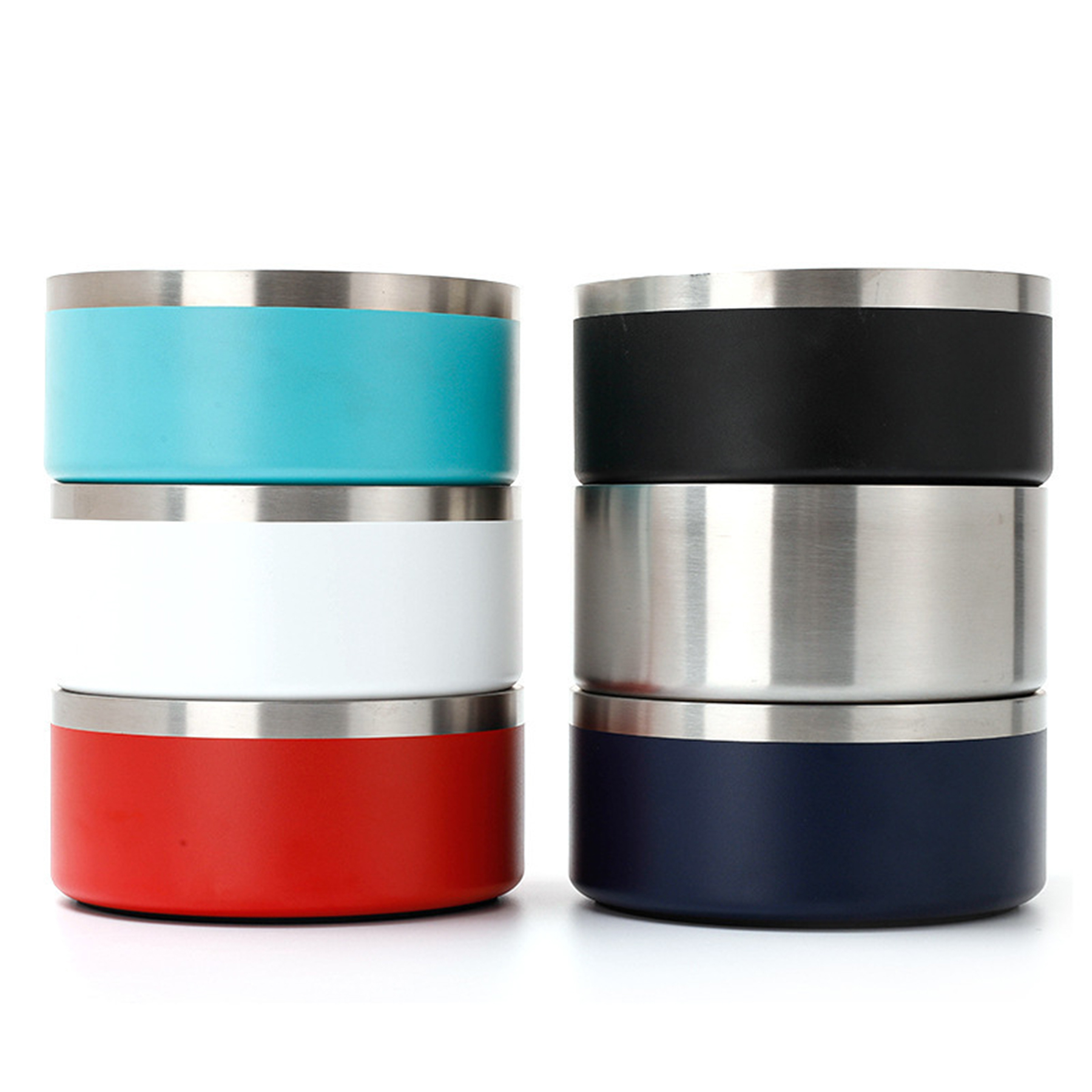 Colorful 42Oz Stainless Steel Pet Bowl 3