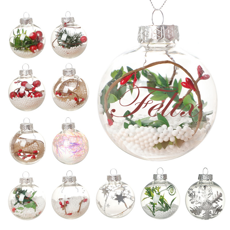 Clear Christmas Ornament 2