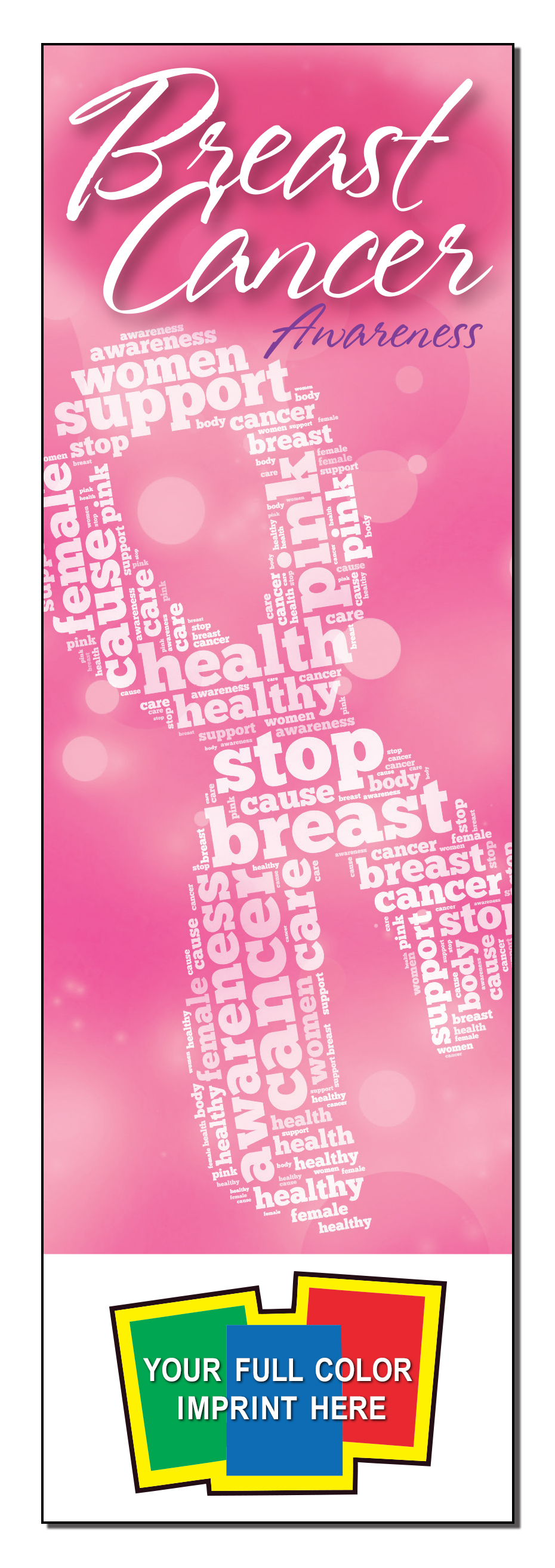 BOOKMARK - Breast Cancer Awareness Bookmark 2
