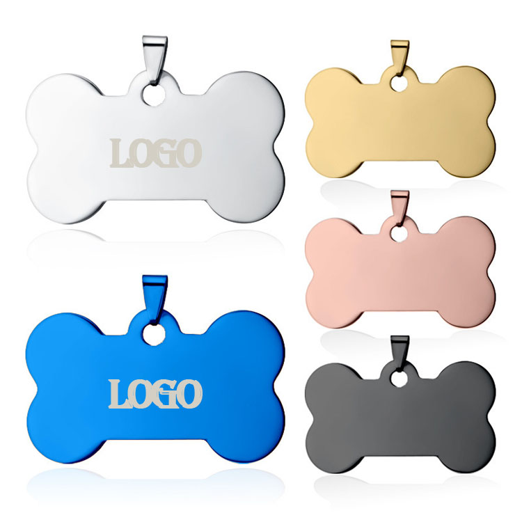 Bone Shape Pet Nameplate 3