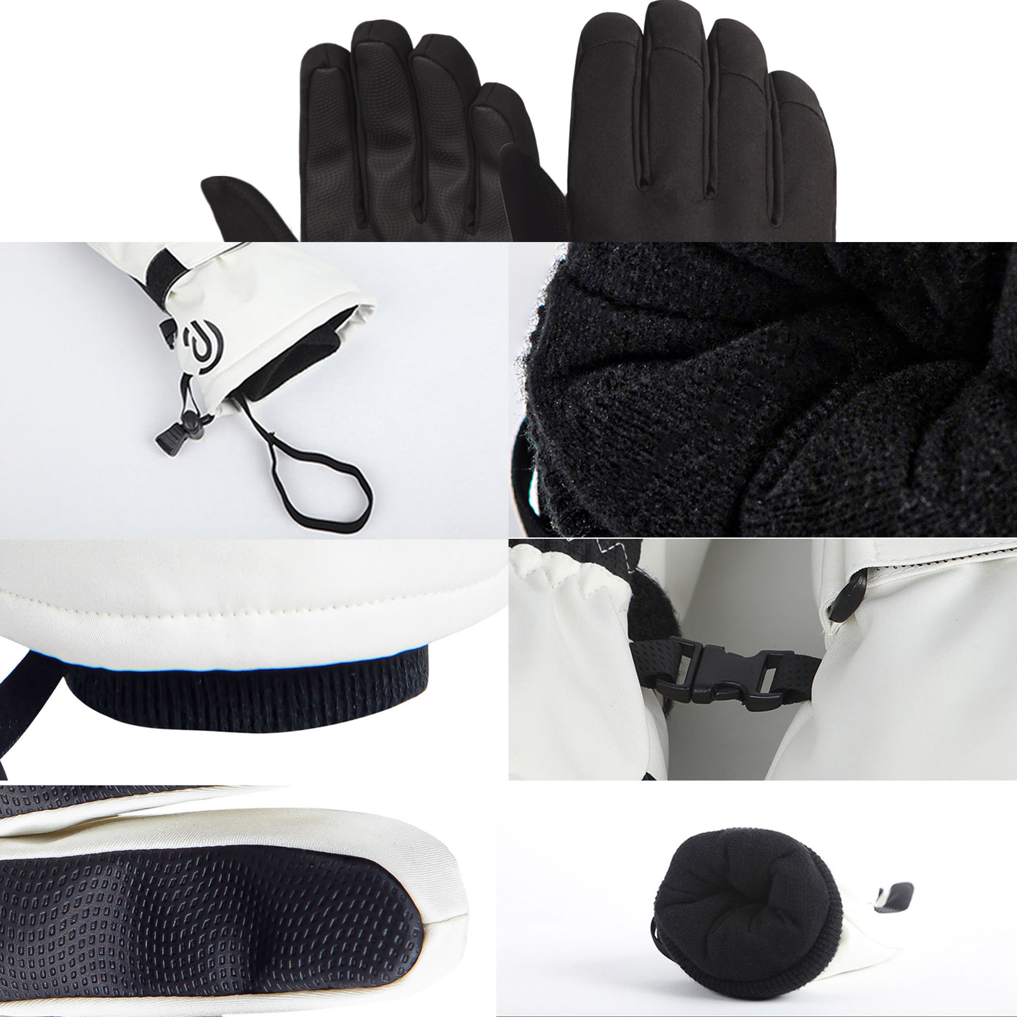 Adjustable Waterproof Ski Gloves Winter Protection 2
