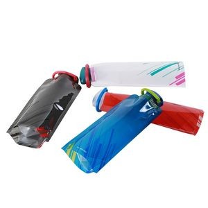 Snap Button Foldable Water Pack With Carabiner 12