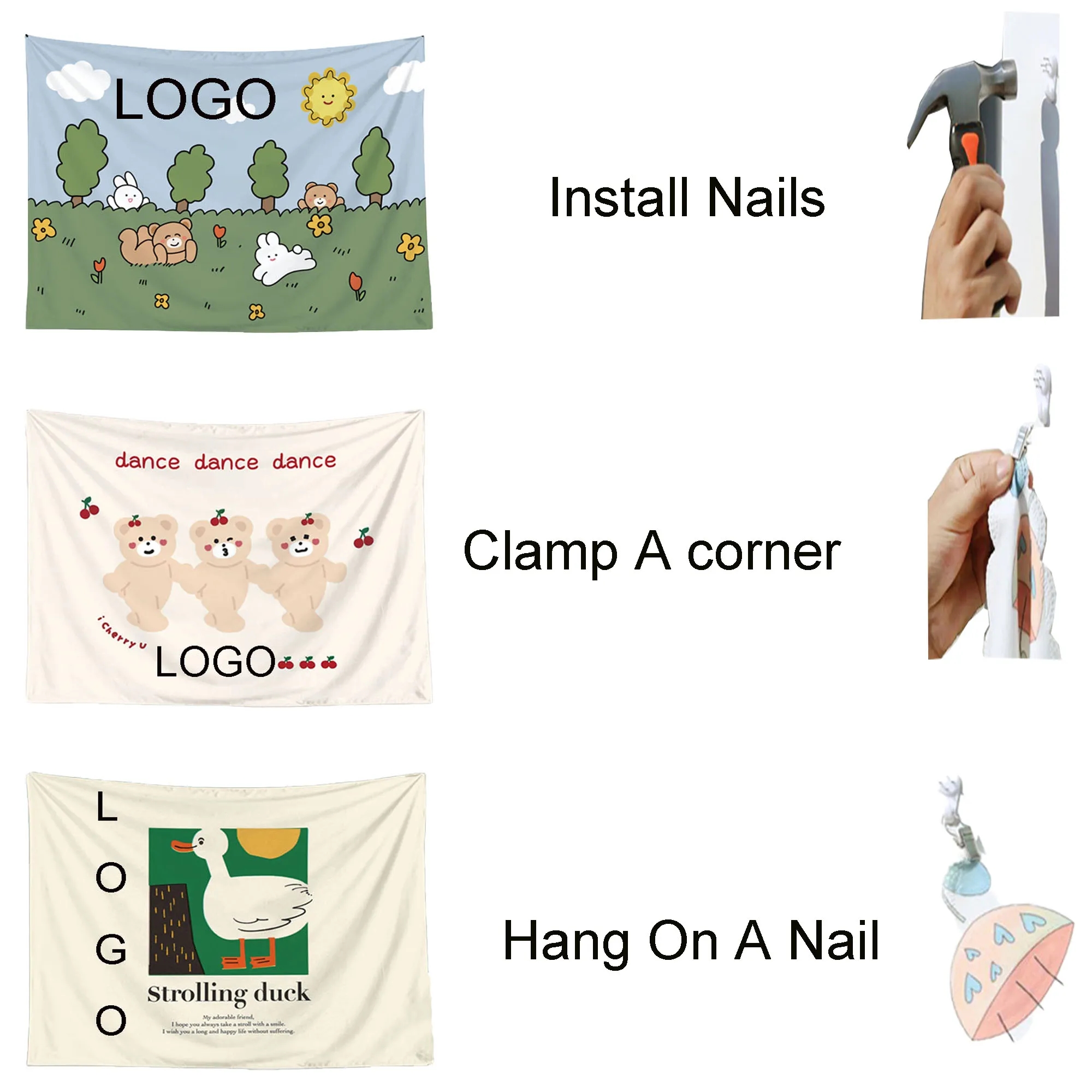 Spot Full Color Camping Wall Tapestry 2