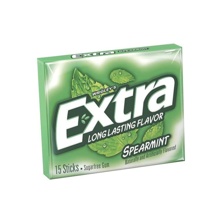 Extra Spearmint Chewing Gum 1
