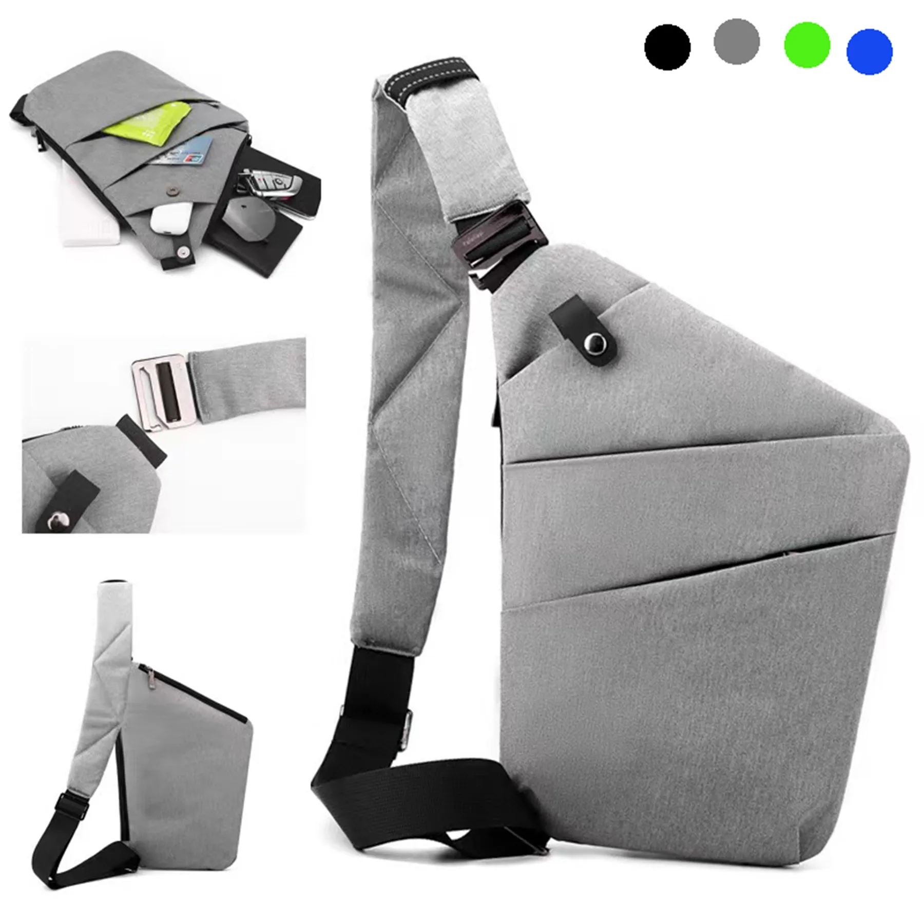 Anti-theft Crossbody Shoulder Belt Bag 4