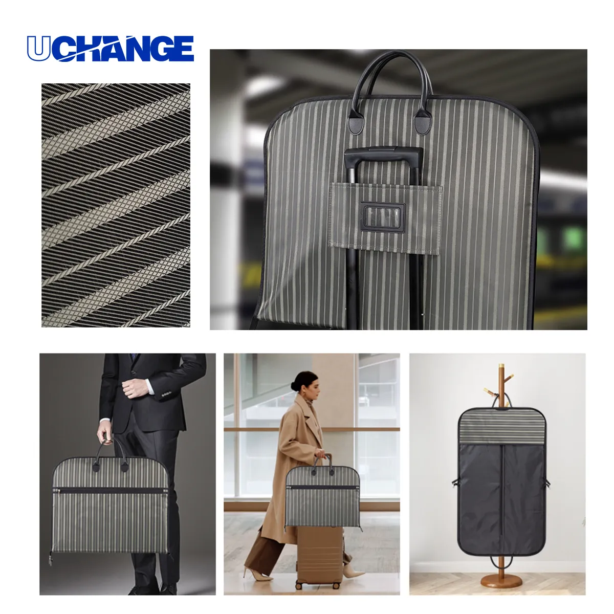 Travel Garment Bag With Trolley Sleeve 2