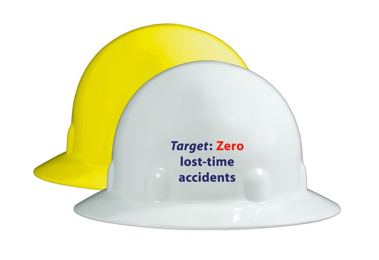Fibre Metal full brim hard hat with ratchet suspension 2