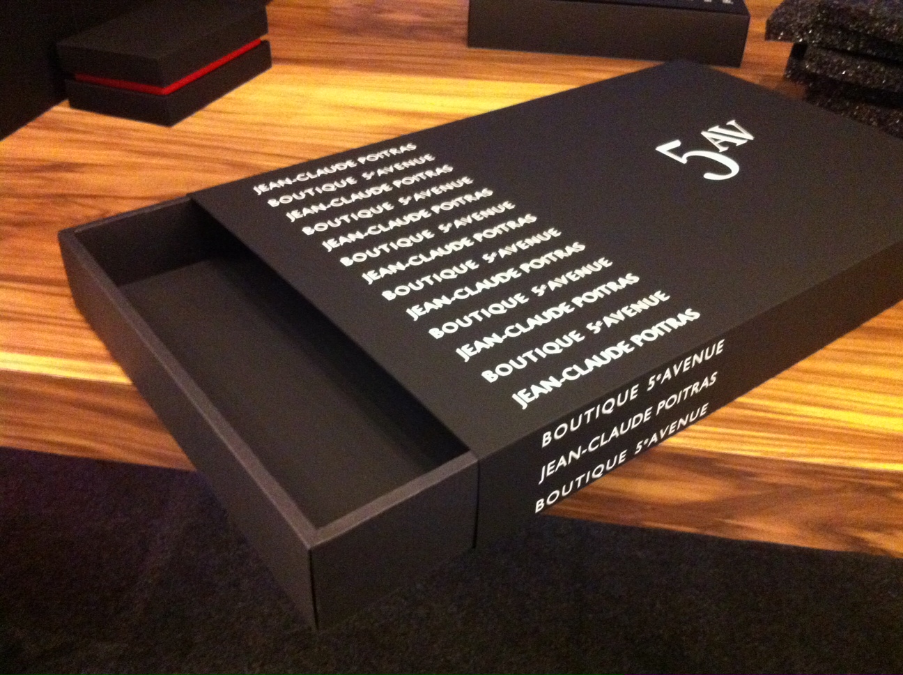 Custom Printed Full Color Slider Soft Touch Luxury Gift Box - 9.5x6.5x2 8
