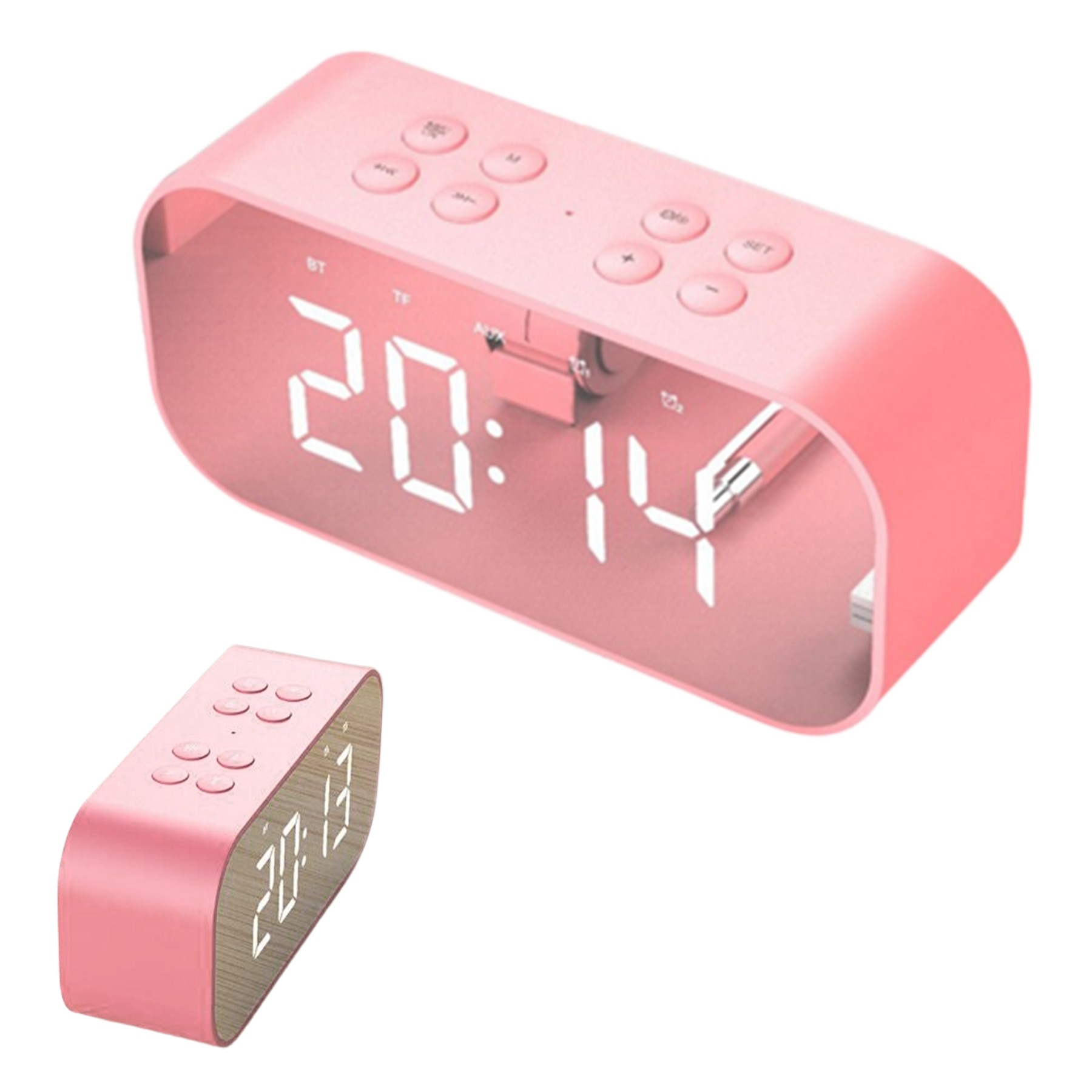 Wireless Speaker W/ Mini Creative Clock 3
