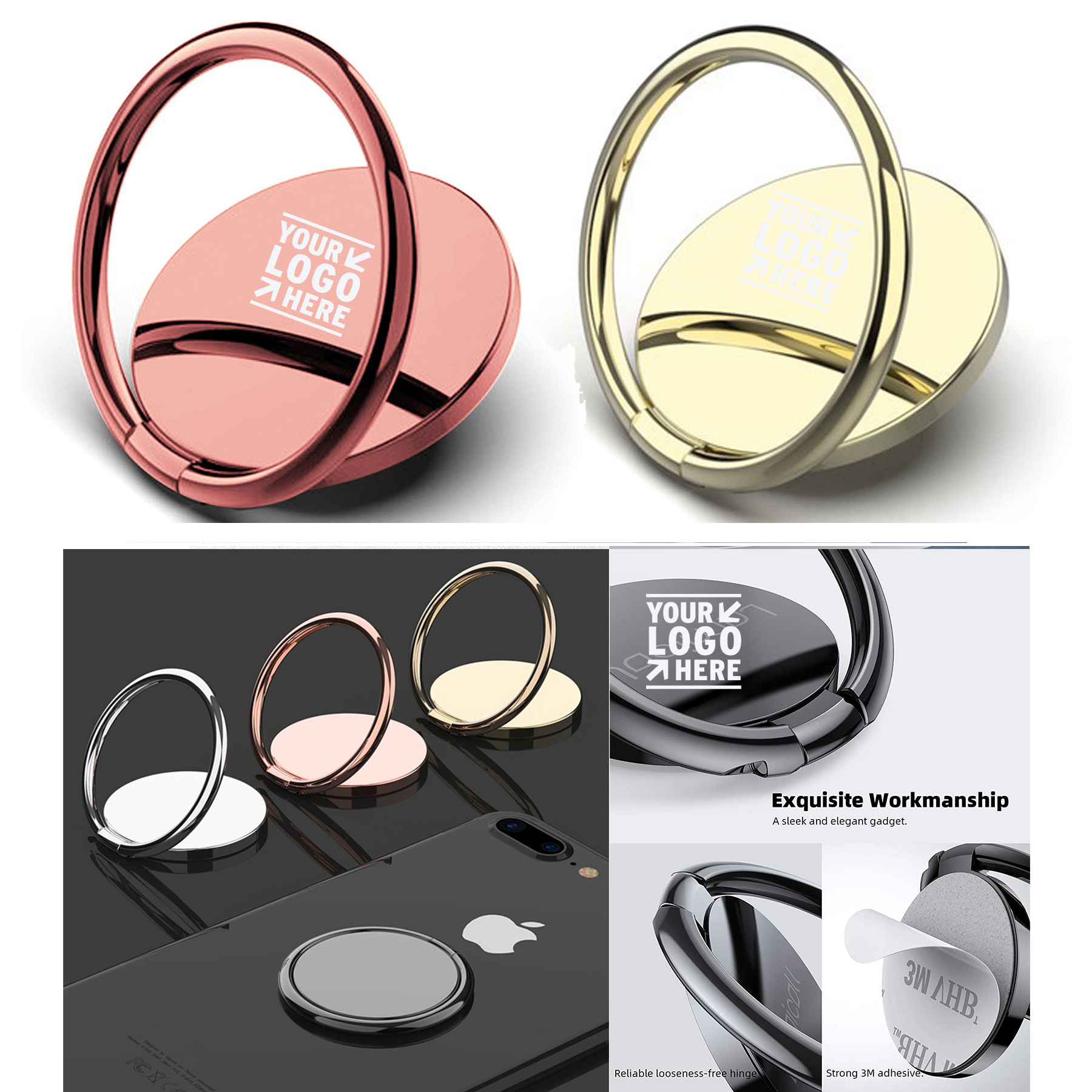 Finger Stand Cell Phone Ring Holder  2