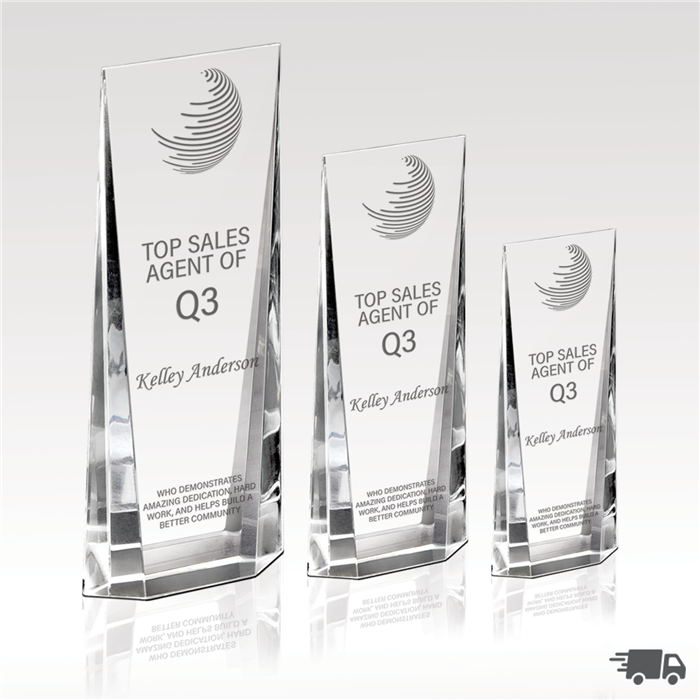 Radiant Glow Crystal Award