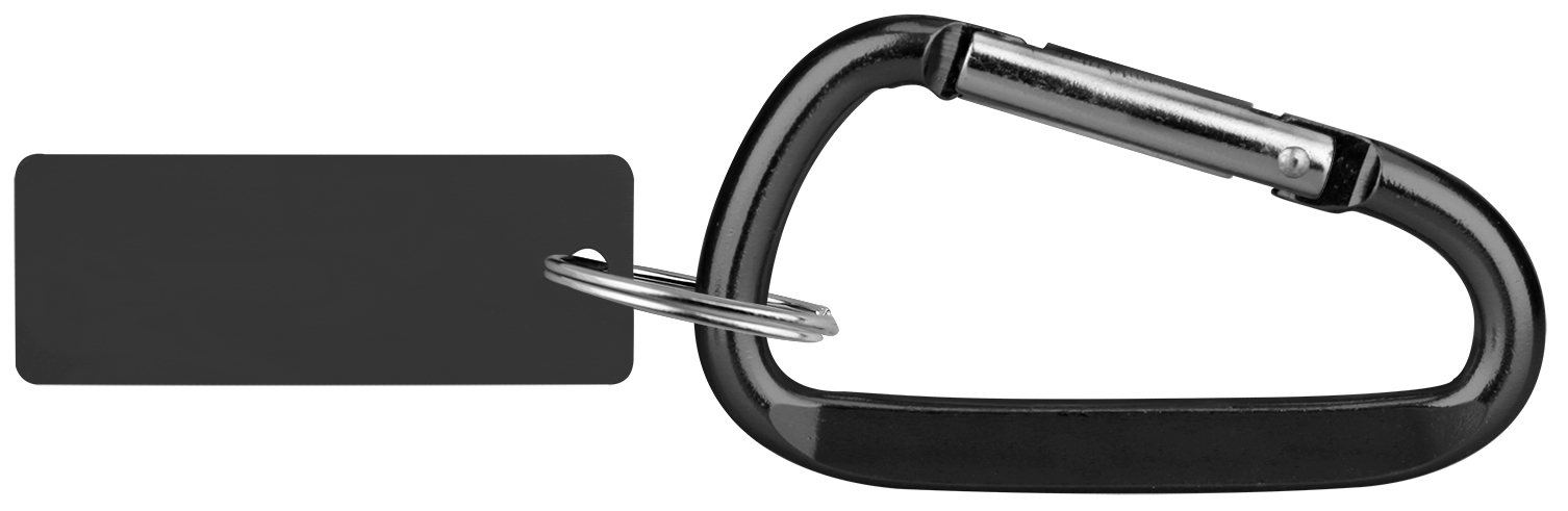 Aluminum Key Holder & Dog Tag with Carabiner 1