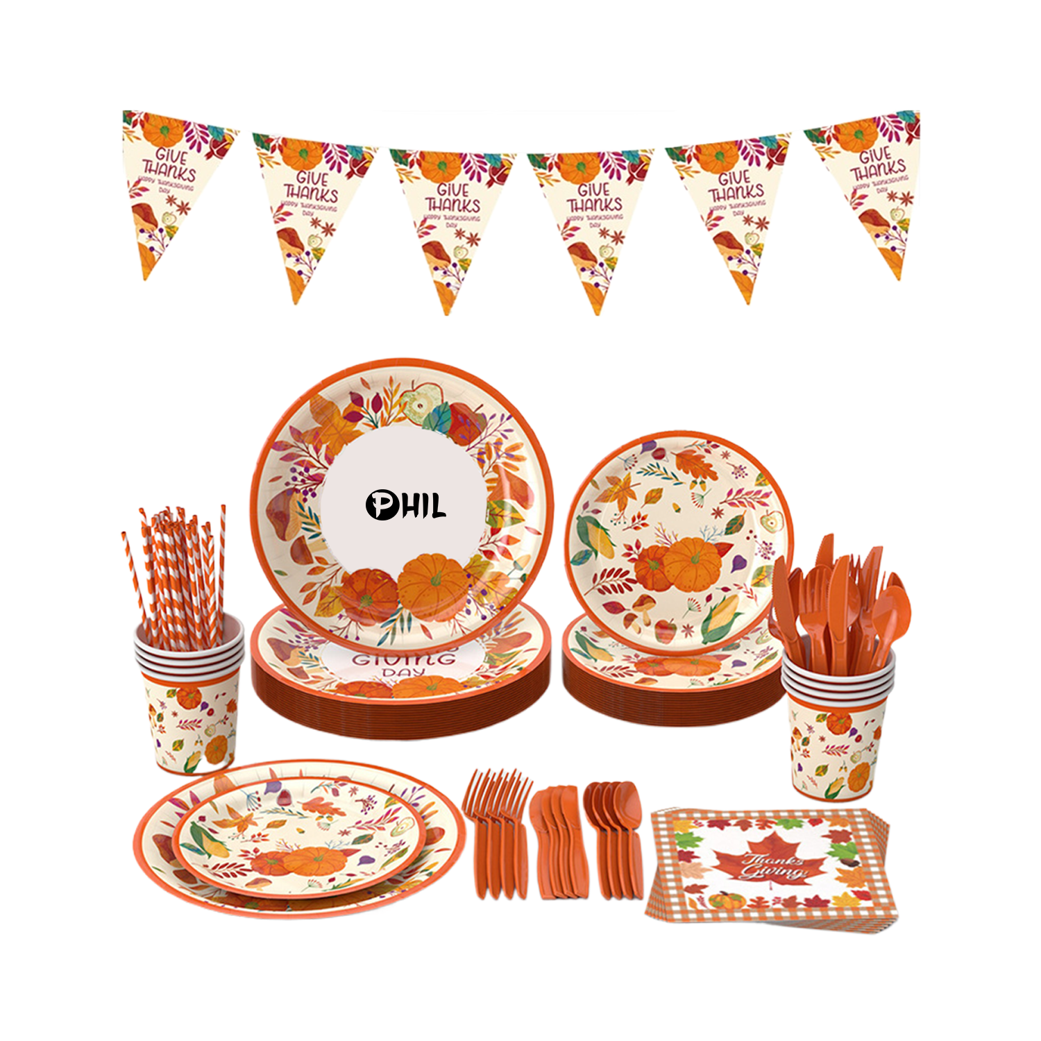 Thanksgiving Party Tableware set 7