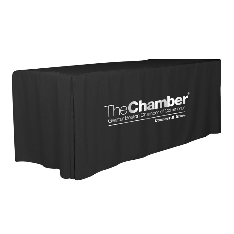 "Omaha Six" 4-Sided Fitted Style Table Covers & Table Throws (One Color Print) / Fits 6 ft Table 17