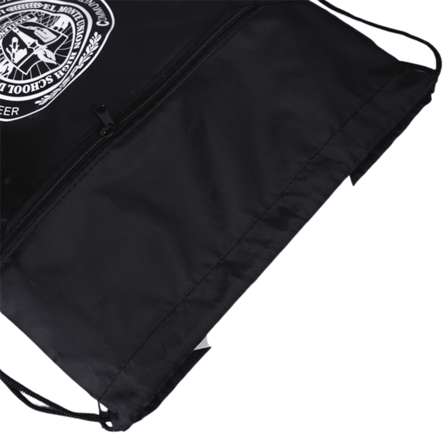 Premium Drawstring Side Mesh Backpack w/ Earphone Outlet & Front Zipper Pocket (14" x 18") 7