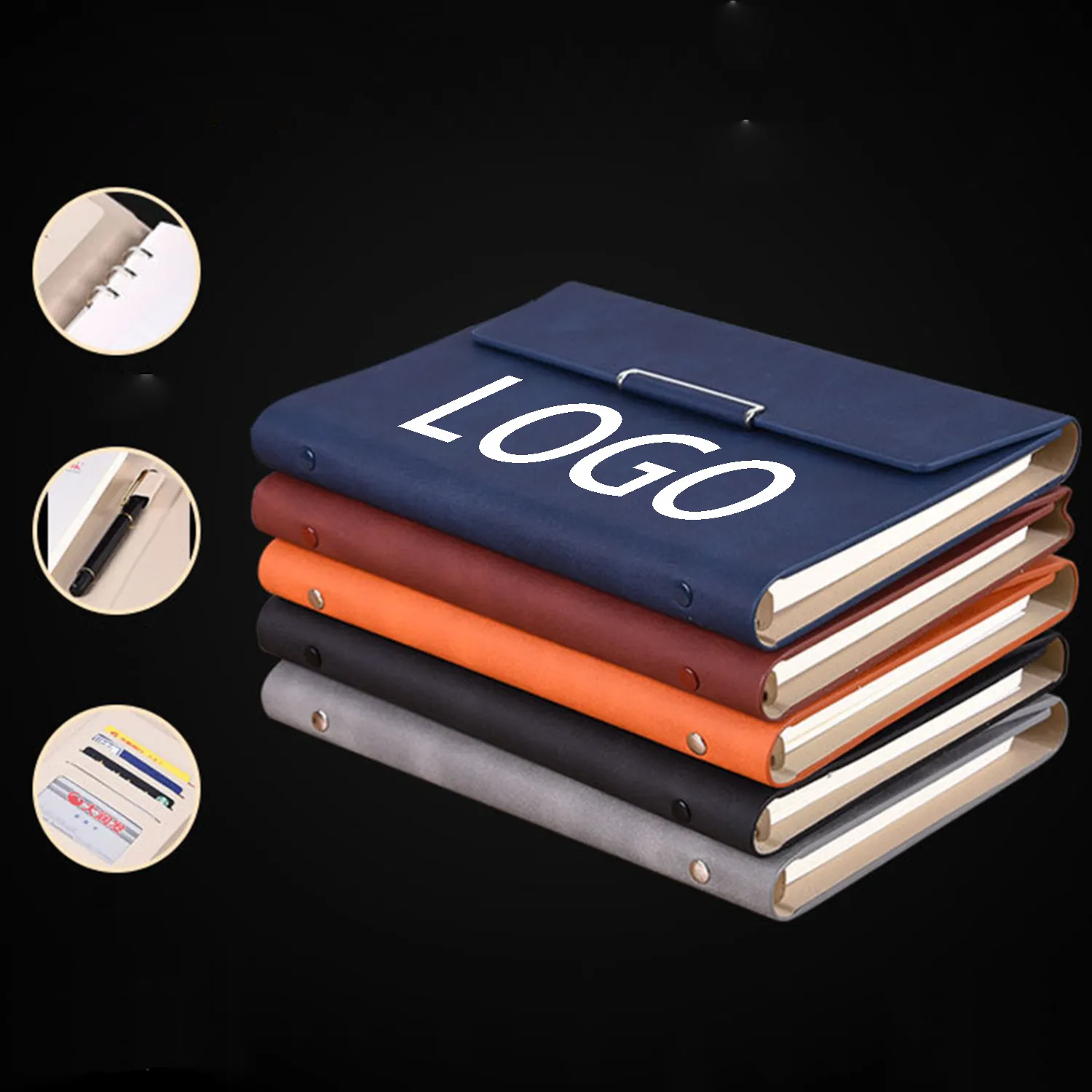 A5 Loose leaf business notebook 6