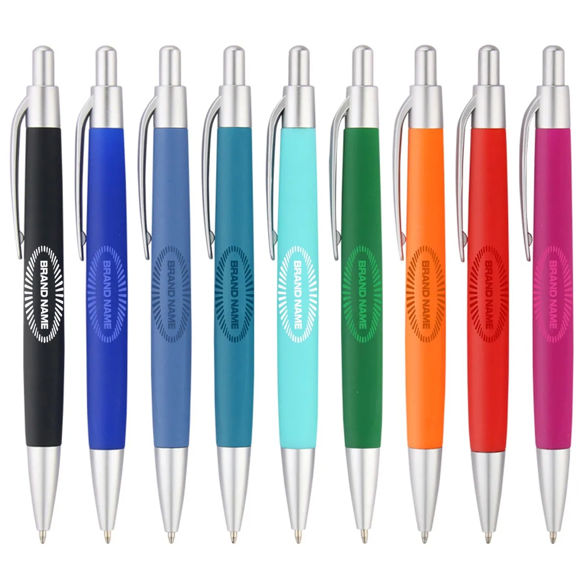 Colored Ballpoint Pens Medium Point Retractable Gel Ink 2