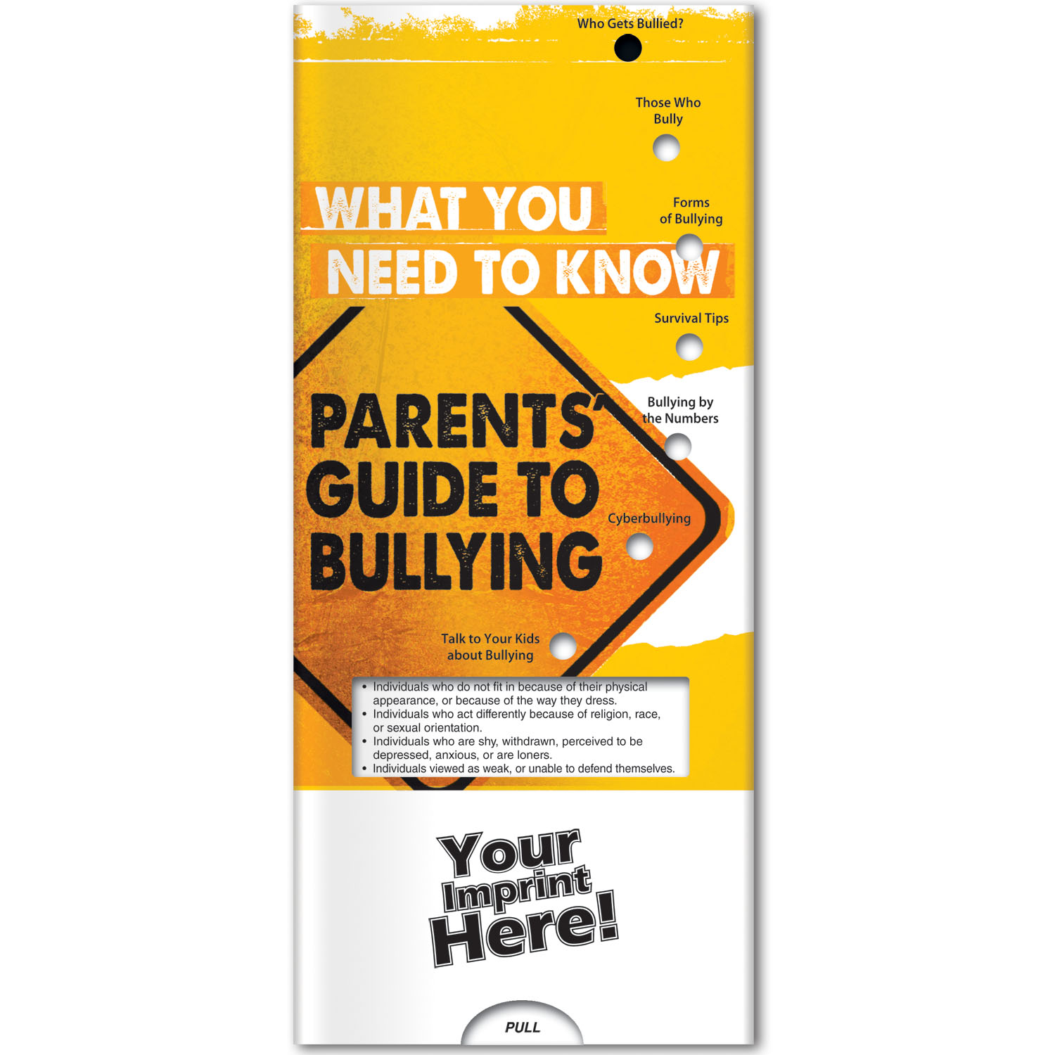 Pocket Slider - What You Need to Know: Parents' Guide to Bullying 1