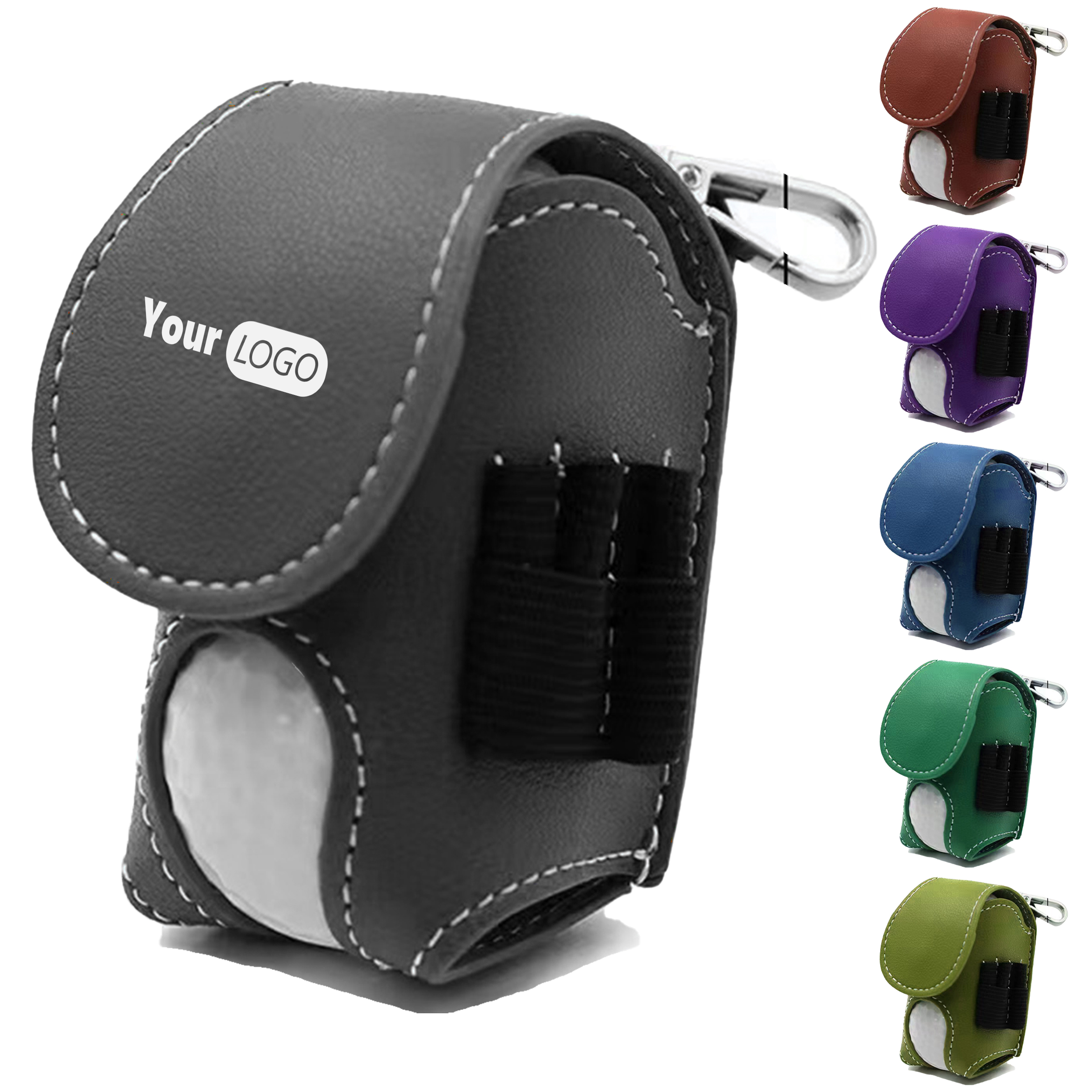 Polyurethane Personalized Golf Belt Bag For Essentials 2