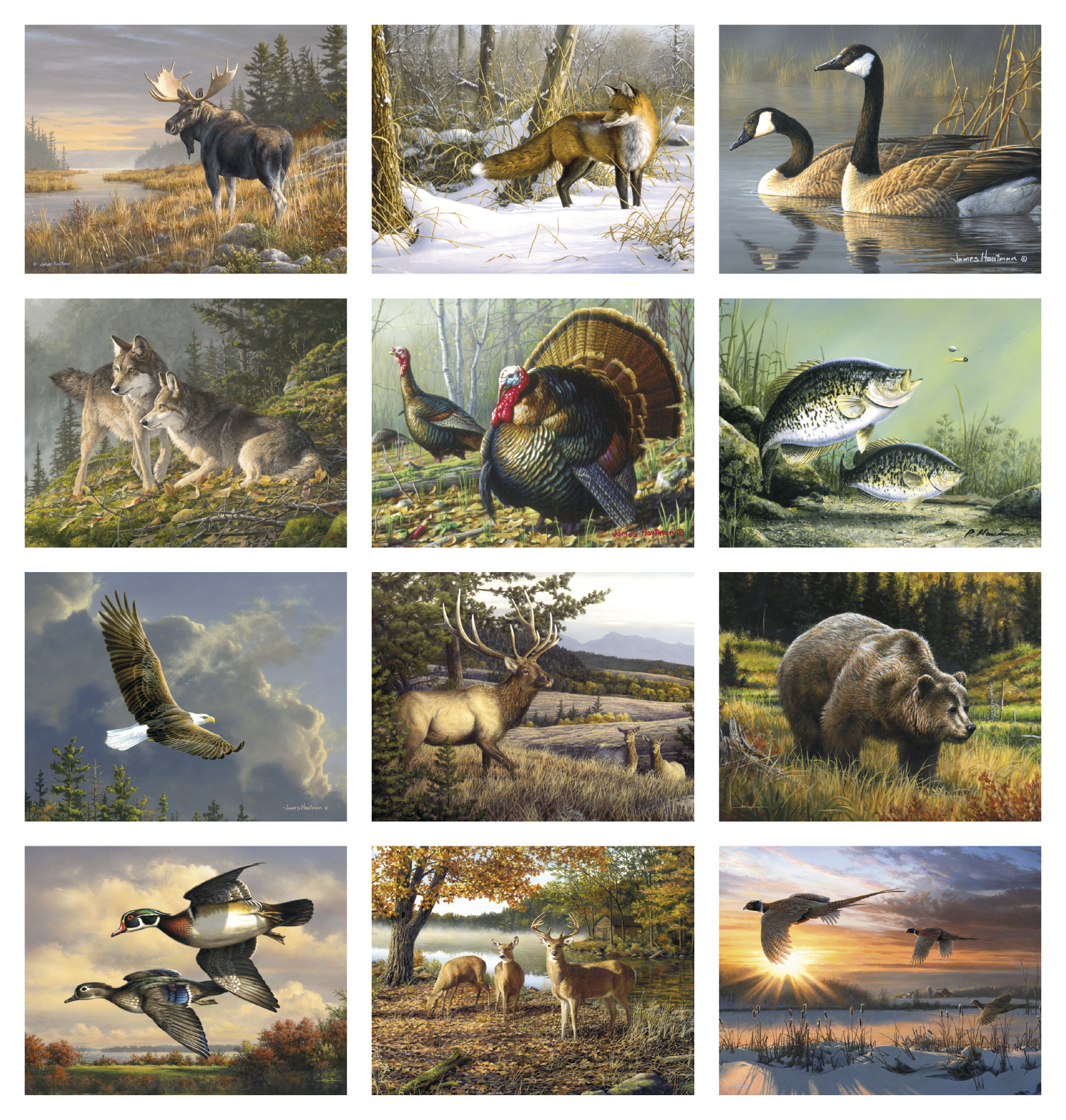 Triumph® Calendars Wildlife Art by the Hautman Brothers Calendar 1