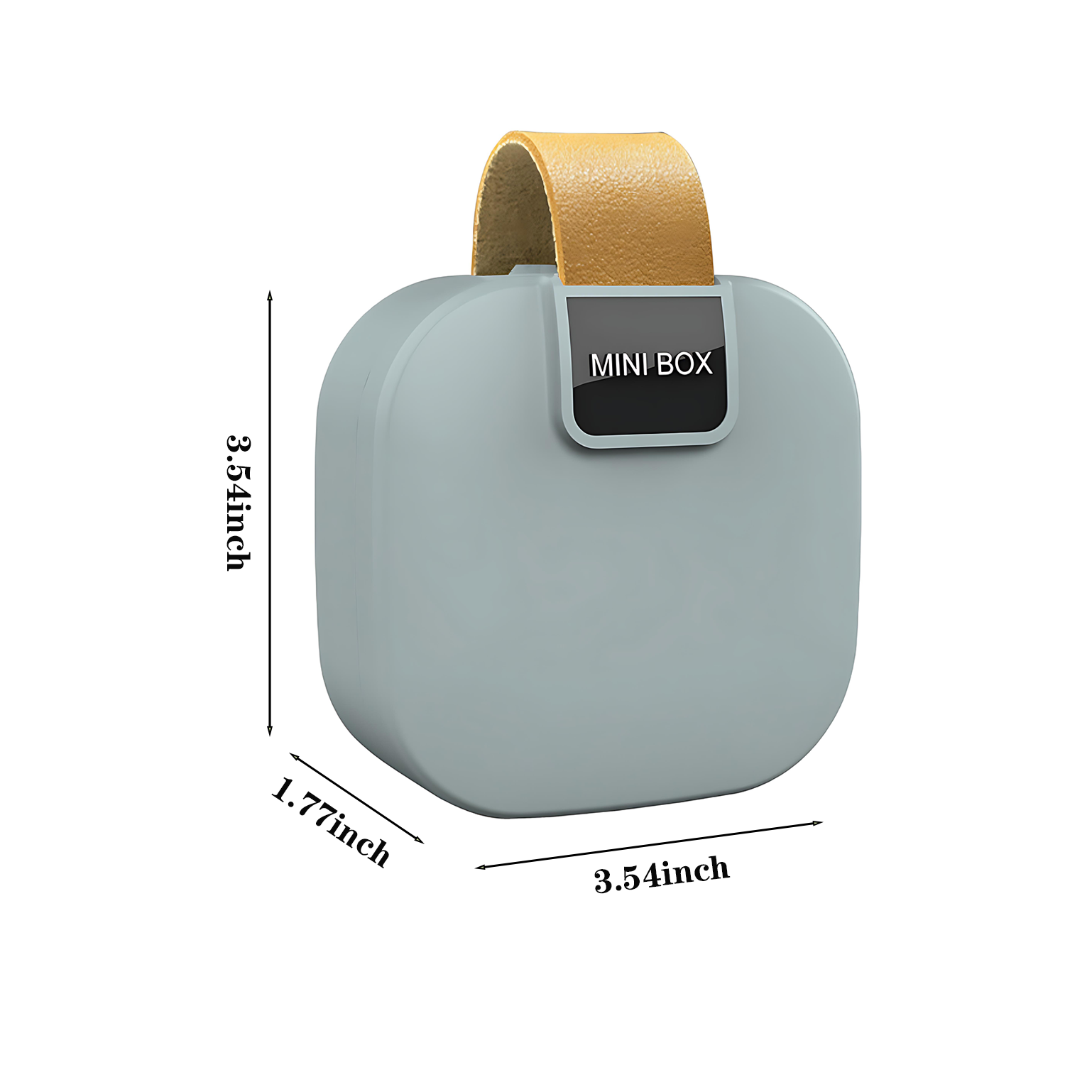 Mini Portable Plastic Storage Box for Earbuds Data Cables 5