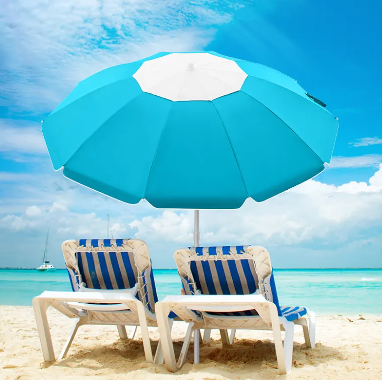Outdoor 10ft Folding Beach Umbrella 4
