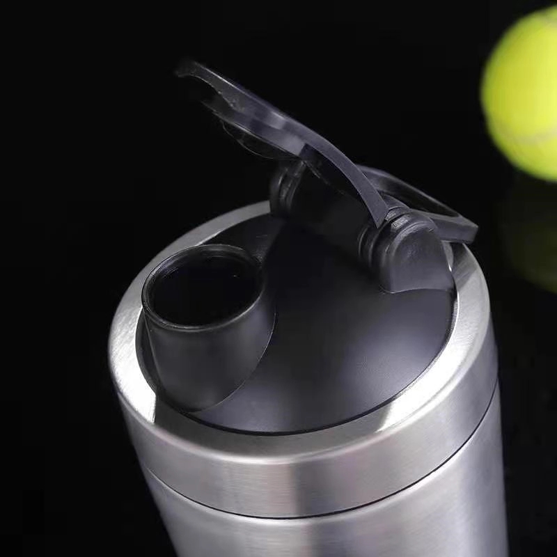 Stainless Steel Vacuum Shaker Bottle with Scale 3