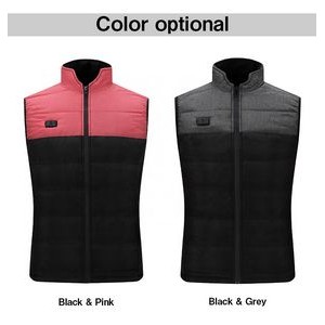 4 Areas Warming Heated Vest Electric USB Unisex 5