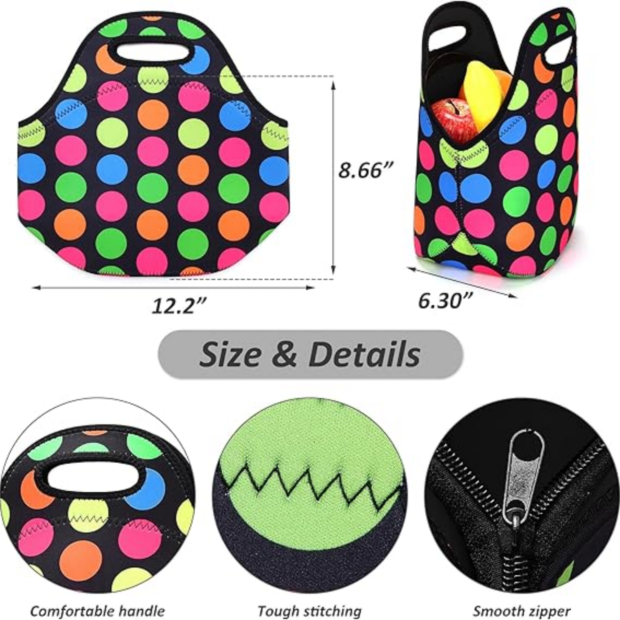 Insulated Neoprene Lunch Bag 4