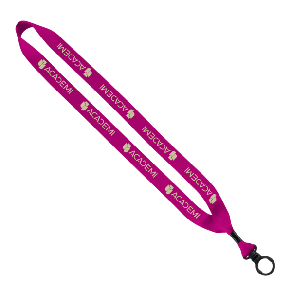 3/4" Polyester Lanyard with O-Ring 124