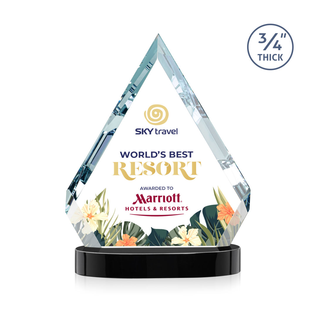 Apex VividPrint™ Award on Alberton Base - Black 8