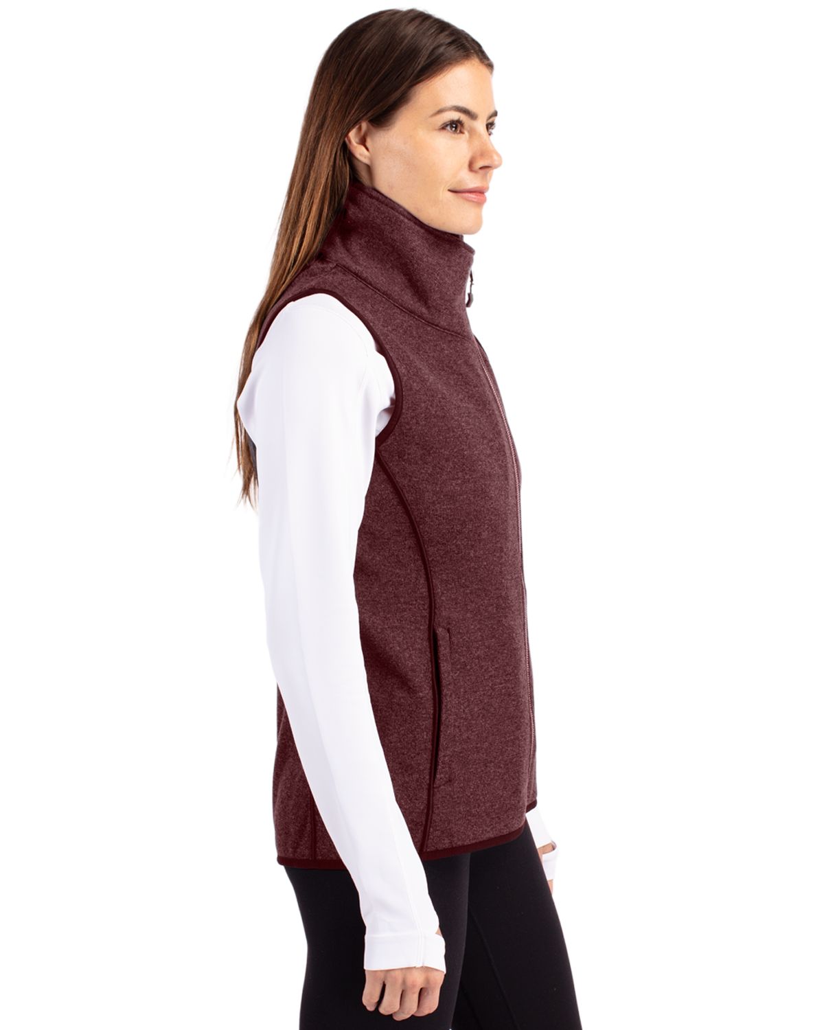 Mainsail Sweater Knit Womens Asymmetrical Vest