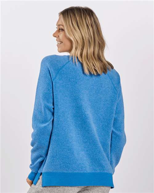 Women's Fleece Out Crewneck Pullover - K01 39